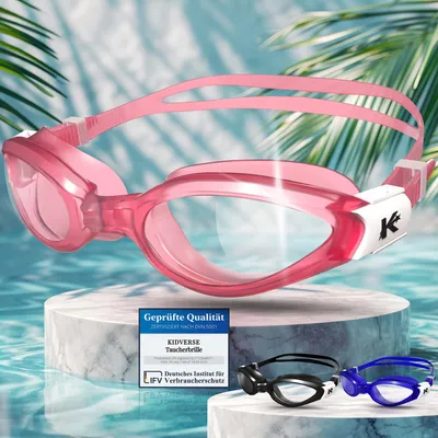 Produktbild von KIDVERSE Schwimmbrille Kinder Antibeschlag 6-16 Jahre - Kinderschwimmbrille