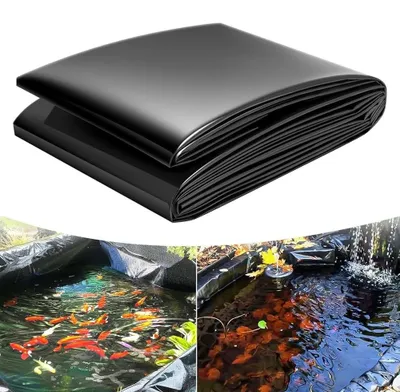 Immagine prodotto di Pellicola per stagni, dimensioni 3x4 metri - spessore 0,2 mm - resistente e duratura, ideale per stagni e cascate