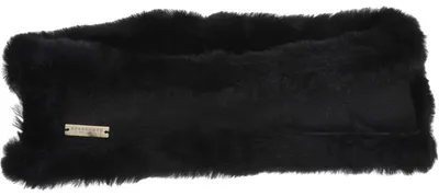 Seeberger Lammfell Stirnband 19034-0 in schwarz