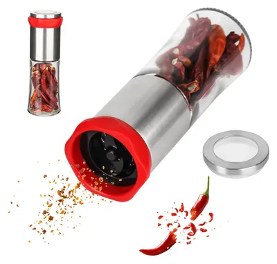 Zdjęcie produktu dla Omgoods - Młynek do przypraw i chili ze stali nierdzewnej
