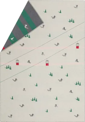 Produktbild von David Fussenegger Wohndecke Sylt 'Skipiste' 140 x 200 cm Rohweiß