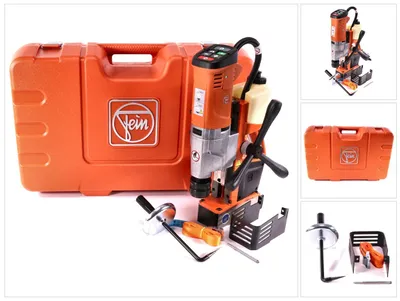 Image de Fein KBU 35 PQW Carotteuse magnétique universelle jusqu'à 35 mm ( 72707261000 ) + 5 pces accessoires + coffret