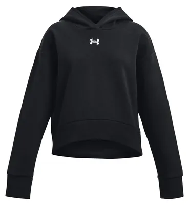 Obrázek produktu pro Mikina UA Rival Fleece Crop Hoodie-BLK