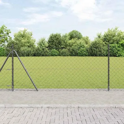 Obrázek produktu pro Maison Exclusive - Plotový sloupek. Šedá 10 x 0,8 m (60 x 60 mm pletivo)