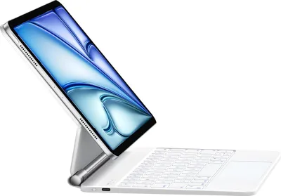 Produktbild von Etui mit Magic-Tastatur für iPad Air 11/Air 5 und Pro 11 HOU QWERTZ Touchpad weiß