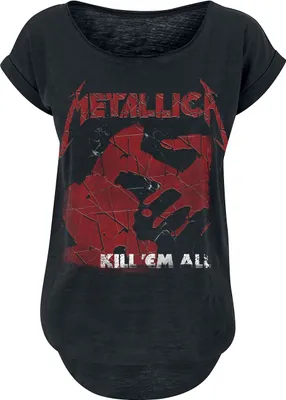 Produktbild von Metallica T-Shirt Damen Kill 'Em All Shattered schwarz L