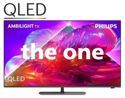 Zdjęcie produktu dla Telewizor Philips 50PQS9011/12, 50 cali, rozdzielczość 4K, technologia QLED, wersja europejska, standard PAL, wtyczka europejska, napięcie 220V, standard PAL