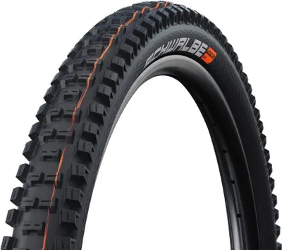Produktbild von Schwalbe Big Betty HS 608, 29", MTB, Tubeless-Ready-Reifen, Klappbarer Wulst, Abwärts, Schwarz, Orange