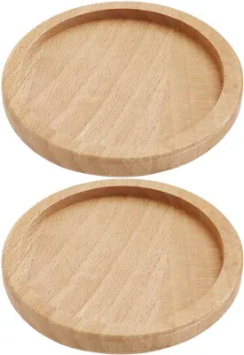 Immagine prodotto di Portacandele in legno - 2 pezzi - Ø 8,8 cm