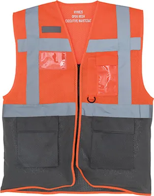 Produktbild von YOKO Hi-Vis Top Cool Recycled Open Mesh Executive Waistcoat