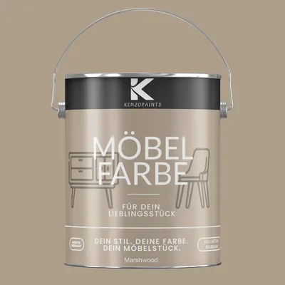 Produktbild von Kenzopaints 2,5Liter Möbelfarbe Möbellack Buntlack Farbraum - Marshwood
