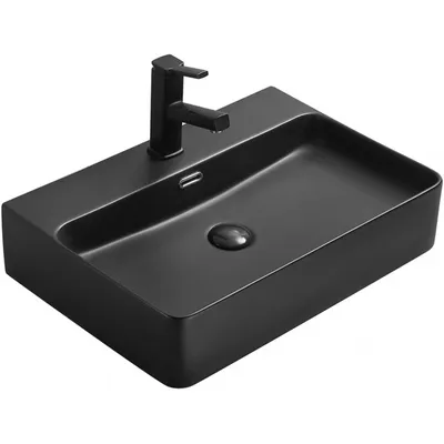 Obrázek produktu pro Mexen Lara umyvadlo na desku 60 x 42 cm, Matná černá - 21166085