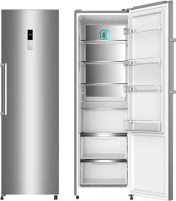 Produktbild von SCHOEPF KS373IX Vollraum-Kühlschrank 185 cm / Inox-Look / 373 Liter / No-Frost / freistehend / Türanschlag wechselbar / Display