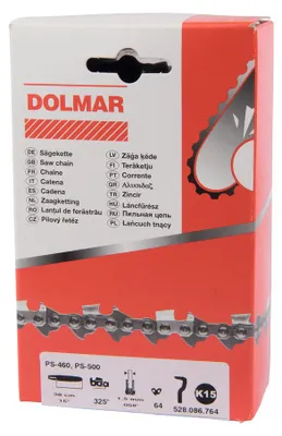 Produktbild von Dolmar 528086764 Superguard Kettensägenkette 15"/38 cm 64 Glieder 0,325" 1,5 mm