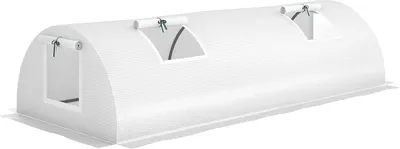Produktbild von Winterbeständige Gewächshaus mit Rollfenster für Balkon - 200 x 80 x 45 cm