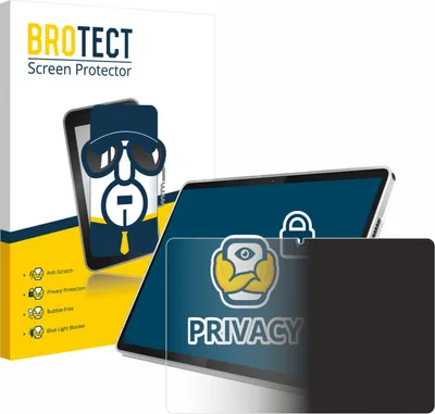 Produktbild von BROTECT Sichtschutzfolie für Lenovo Tab 10.1" Anti-Spy Privacy Sichtschutz Blickschutz Folie Blaulicht-Schutz