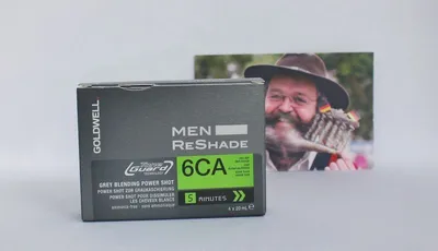 Obrázek produktu pro Goldwell Men ReShade 4CA Power Shot barva na vlasy pro muže 4 x 20 ml