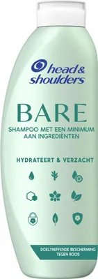 Produktbild von Head & Shoulders Shampoo Bare spendet Feuchtigkeit und macht das Haar geschmeidig, 400 ml