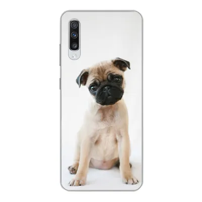 Produktbild von MuchoWow® Handyhülle Schutzhülle Hülle für Samsung Galaxy A70 Hund - Haustiere - Porträt Silikon Softcase Handy Hülle - Schutzhaube
