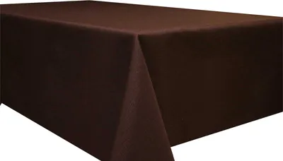 Produktbild von TISCHDECKE Leinenoptik Lotuseffekt Schmutzabweisend 110x110cm DUNKELBRAUN
