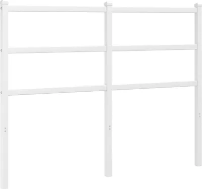 Produktbild von vidaXL Ersatz-Kopfteil Metall Weiß 120 cm