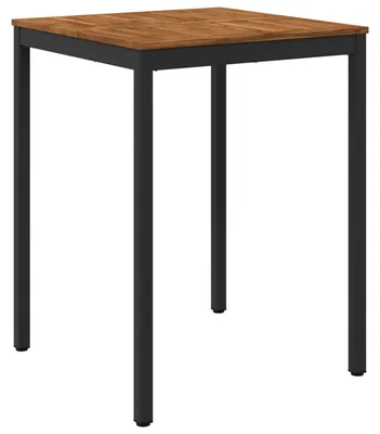 Obrázek produktu pro vidaXL Venkovní barový stůl, přírodní barva a černá, 80 x 80,5 x 105 cm