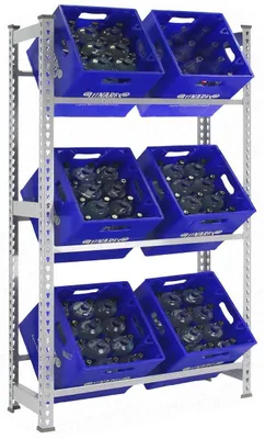 Produktbild von Simonrack Kit Simonbottle 3-1800X1000X300 Verzinkt