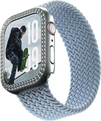 Zdjęcie produktu dla PanzerGlass SAFE. by ® Bling Bumper Silver Apple Watch Series 11 | 10 | 46mm, Pokrowiec, Apple, Apple - Watch Series 10 46mm, Apple - Watch Series 11 46mm, Srebrny