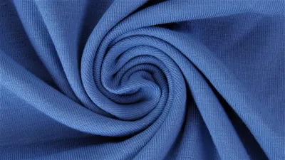 Produktbild von French Terry Tayler Brilliantblau, Uni 250 g/m², Sommersweat angeraut glatt/fein, 50 cm, Meterware