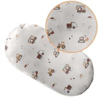 Produktbild von Spannbettlaken mit Gummizug 38x80 cm für Kinderwagen Moseskorb Wiege 100% Baumwolle