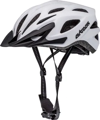 Produktbild von Airtracks Fahrradhelm Savage KJ-201 Weiß, Größe L/XL 58cm-63cm / für Herren und Damen - EPS-Körper + IN MOULD