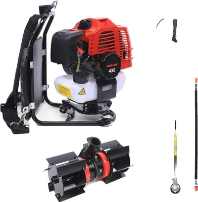 Zdjęcie produktu dla Kosiarka spalinowa, 1,7 KM, 43 cm3, silnik 2-suwowy, czarna