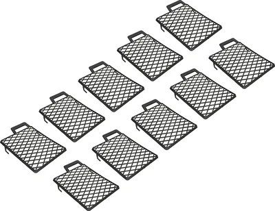 Immagine prodotto di KOTARBAU® Set di 10 griglie raschianti in plastica 250x200 mm zincate per l'utilizzo di rulli per verniciatura