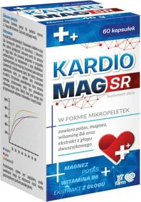 Obrázok produktu pre WegaFarm Kardiomag, 60 kapsúl