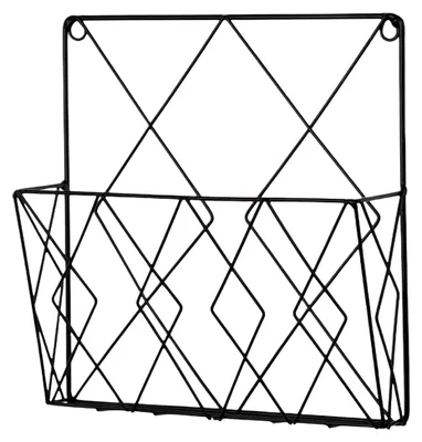 Produktbild von Metallischer Zeitschriftenhalter für die Wand als Dokumentenorganizer