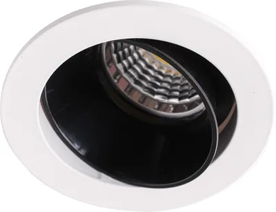 Produktbild von Einbaurahmen Mattes Weiß blendfrei schwenkbar 677W Ø68 mm für GU10 | MR16 IP20