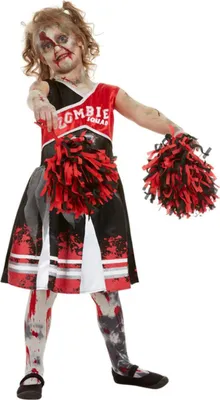 Produktbild von Zombie Cheerleader Mädchen Kostüm 152
