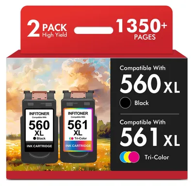 Produktbild von 560 561 Patronen XL 560XL 561XL für Canon Druckerpatronen TS5350i TS5300