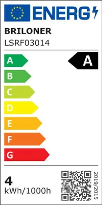 Obrázek produktu pro Briloner EEK A Sada 2 žárovek LED E14, kapky, teplé bílé světlo, třída účinnosti A, Ø3,5 x 9,8 cm