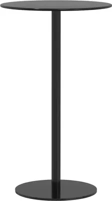 Zdjęcie produktu dla vidaXL Stół ogrodowy okrągły czarny Ø60x105 cm stalowy