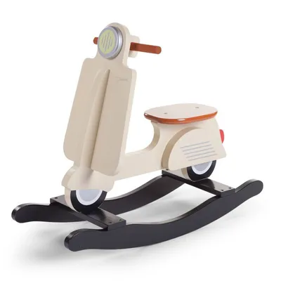 Produktbild von CHILDHOME Schaukelroller Scooter Beige und Schwarz CWRSCR