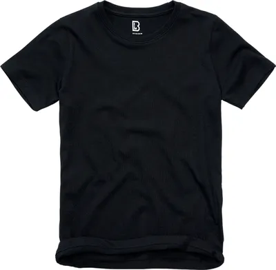 Produktbild von Brandit T-Shirt Uni Kids T-Shirt schwarz Basics 100% Baumwolle 146/152