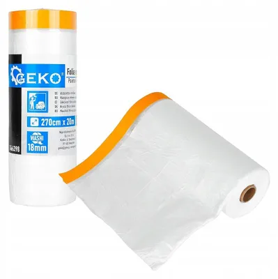 Obrázek produktu pro GEKO Zakrývací folie s washi páskou 270 cm × 20 m – G66398