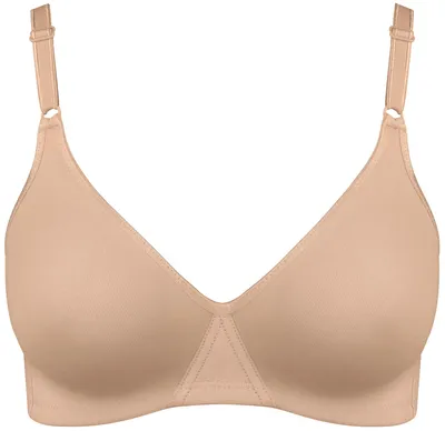Produktbild von Nur Die Baumwoll BH bügelloser doppellagiger Softcup-BH Bra weich bequem unsicht