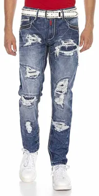 Immagine prodotto di CD644: Jeans da uomo comode, con il moderno effetto "destroyed"