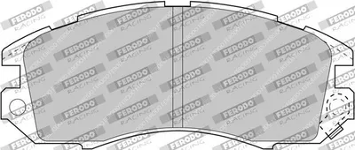 Obrázok produktu pre Sada brzdových doštičiek, kotúčová brzda FERODO FDS789