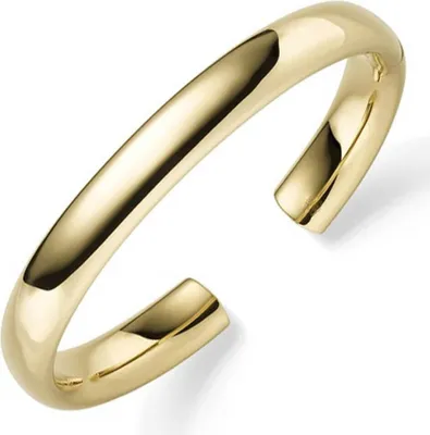 Produktbild von Armspange offener Armreif Armschmuck aus 585 Gold Gelbgold 9mm breit oval
