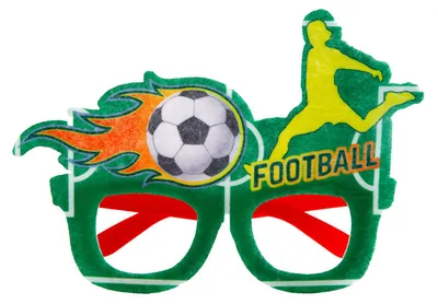 Produktbild von Fußballfanbrillen, Fußballwettbewerbsbrillen, Foto-Requisiten, Partybrillen für Sportgeburtstage mit Fußballmotto