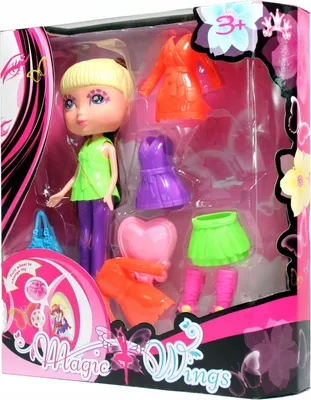 Zdjęcie produktu dla LALKA Z DUŻĄ GŁOWĄ 26cm akcesoria ubranka
