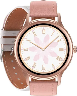 Zdjęcie produktu dla SMARTWATCH DAMSKI PACIFIC 18-6 - DWA PASKI: Różowy / Biały (sy015f)